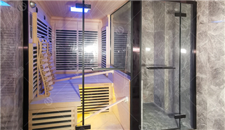 时髦通透的浴室光波房